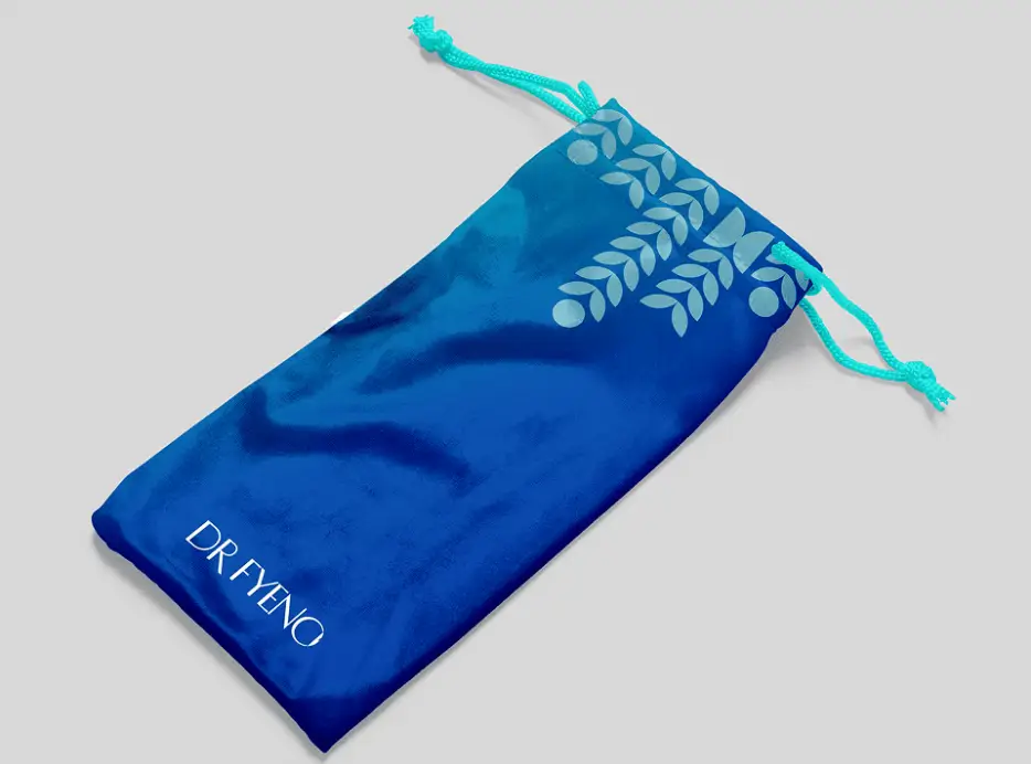 Purple Tuche branded pouch featuring sleek design and premium material for stylish storage.